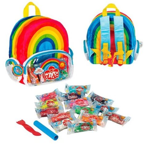 FILA - ZAINETTO DIDÒ ARCOBALENO , con plastilina FILA - ZAINETTO DIDÒ ARCOBALENO , con plastilina