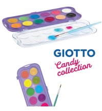 FILA - GIOTTO CANDY COLLECTION , Acquerelli 12 Colori