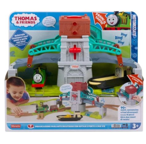 FISHER PRICE THOMAS & FRIENDS , Pista Trenino Bulstrode e Ponte direzionabile FISHER PRICE THOMAS & FRIENDS , Pista Trenino Bulstrode e Ponte direzionabile