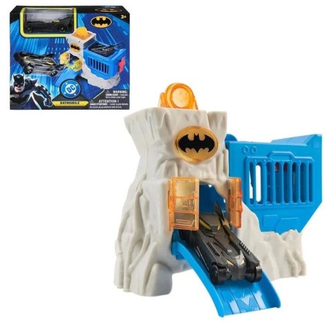 BATMAN -  MINI PLAYSET CAVERNA CON BATMOBILE 