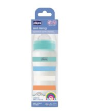 CHICCO WELL BEING - BOTTIGLINA SISTEMA ANTI COLICA FLUSSO VELOCE 4+MESI , 330ML
