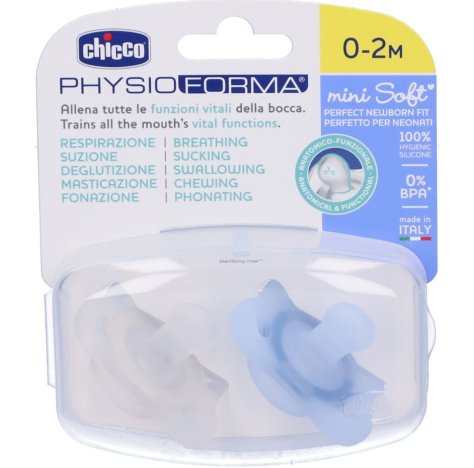 CHICCO PHISIOFORMA MINI SOFT - GOMMOTTO IN SILICONE 0-2 MESI 