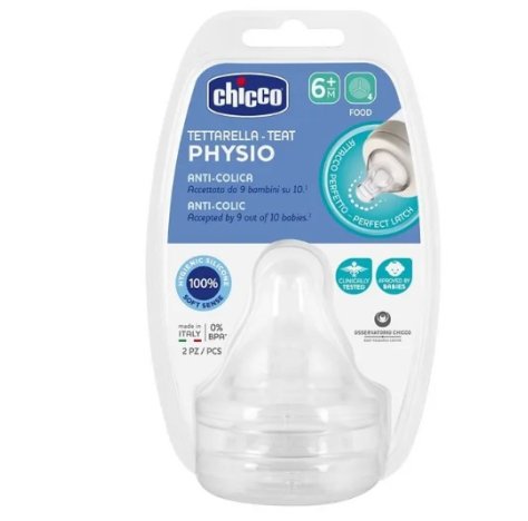 CHICCO TETTARELLA PHISIO ANTI COLICA , 6+ MESI FLUSSO VELOCE CHICCO TETTARELLA PHISIO ANTI COLICA , 6+ MESI FLUSSO VELOCE