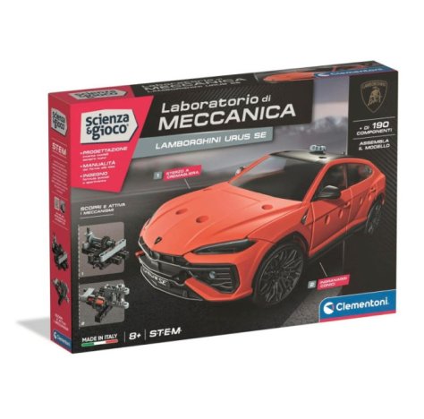 CLEMENTONI SCIENZA & GIOCO - LABORATORIO DI MECCANICA , Lamborghini Urus Se CLEMENTONI SCIENZA & GIOCO - LABORATORIO DI MECCANICA , Lamborghini Urus Se