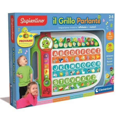 CLEMENTONI SAPIENTINO - IL GRILLO PARLANTE ,  Impara Alfabeto, Parole, Numeri e Musica