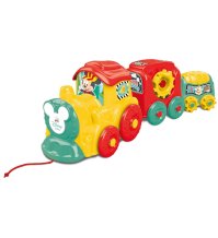BABY CLEMENTONI DISNEY - TRENINO TRAINABILE CON VAGONI IMPILABILI 