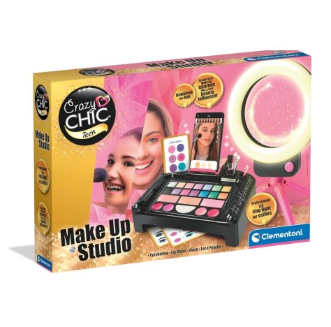 CLEMENTONI CRAZY CHIC - MAKE-UP STUDIO + RING LIGHT 