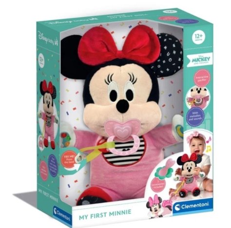 CLEMENTONI DISNEY - MY FIRST MINNIE , Peluche Interattivo 
