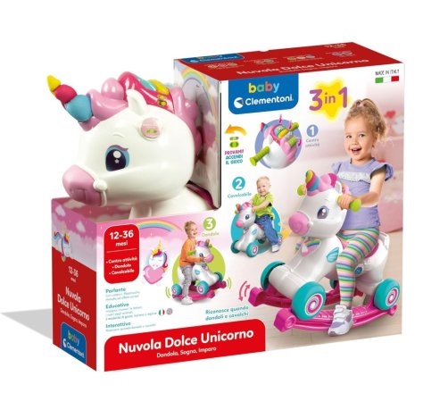 BABY CLEMENTONI - NUVOLA DOLCE UNICORNO DONDOLO 