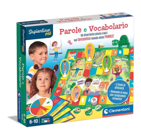 CLEMENTONI SAPIENTINO - PAROLE E VOCABOLARIO , Gioco Educativo Apprendere Nuove Parole