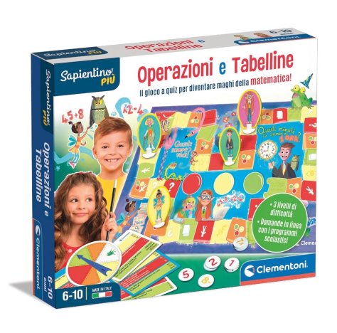 CLEMENTONI SAPIENTINO - OPERAZIONI E TABELLINE 