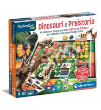 CLEMENTONI SAPIENTINO - DINOSAURI E PREISTORIA ,Gioco da Tavolo Educativo per Bambini 