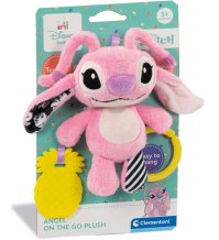 CLEMENTONI DISNEY - BAY ANGEL ON THE GO PLUSH STITCH , Pupazzo Neonato