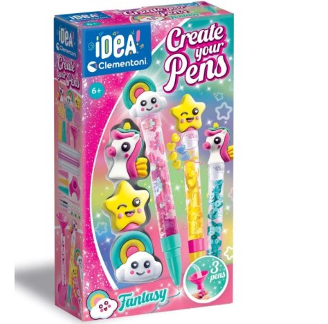IDEA CLEMENTONI - CREATE YOUR PENS , Laboratorio delle Penne Personalizzate Kit Creativo