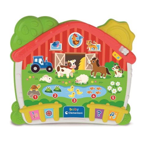 BABY CLEMENTONI - LA FATTORIA CANTA E IMPARA , Gioco Educativo in Italiano e Inglese