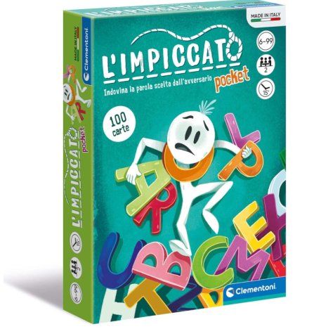 CLEMENTONI - L'IMPICCATO , Mazzo di 100 Carte Gioco da tavolo CLEMENTONI - L'IMPICCATO , Mazzo di 100 Carte Gioco da tavolo