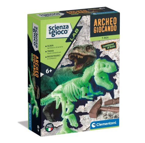 CLEMENTONI SCIENZA & GIOCO - ARCOGIOCANDO TIRANNOSAURUS REX , Laboratorio Paleontologico per Bambini CLEMENTONI SCIENZA & GIOCO - ARCOGIOCANDO TIRANNOSAURUS REX , Laboratorio Paleontologico per Bambini