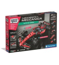 CLEMENTONI SCIENZA & GIOCO - LABORATORIO DI MECCANICA , Auto da Corsa, Set Costruzioni