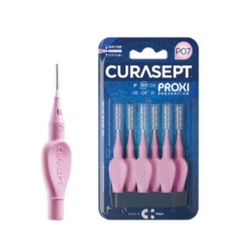 CURASEPT PROXI PREVENTION P07 - SCOVOLINO 6 PEZZI 0.7 mm Rosa 