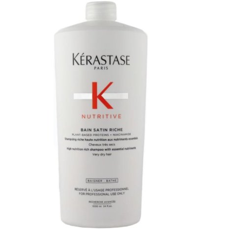 KERASTASE PARIS NUTRITIVE BAIN SATIN RICHE SHAMPOO - Per Capelli Secchi 1LT