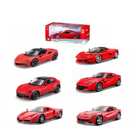 BBURAGO - MODELLINO FERRARI ASSORTITE 1/24 