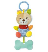 BABY CLEMENTONI - LOVELY SOFT DOG RATTLE , Sonaglino Morbido BABY CLEMENTONI - LOVELY SOFT DOG RATTLE , Sonaglino Morbido
