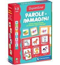 CLEMENTONI SAPIENTINO - MONTESSORI PAROLE E IMMAGINI , Gioco Educativo 
