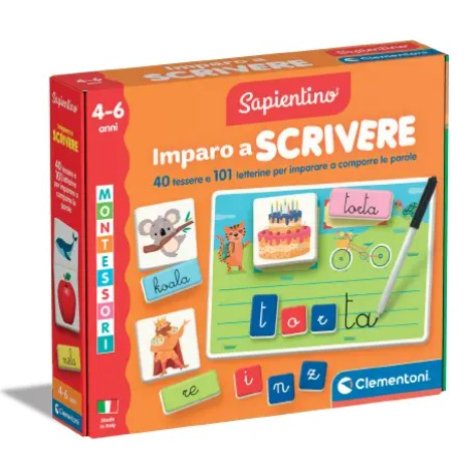 CLEMENTONI SAPIENTINO - MONTESSORI IMPARO A SCRIVERE CLEMENTONI SAPIENTINO - MONTESSORI IMPARO A SCRIVERE