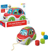 BABY CLEMENTONI - LORY AUTO FORME E COLORI , Macchinina con mattoncini morbidi 