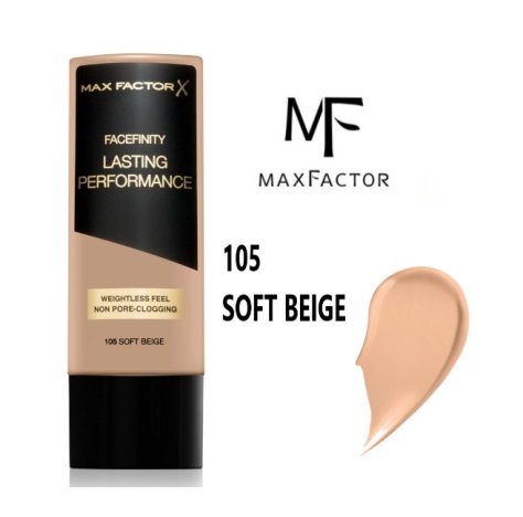MAX FACTOR - FONDOTINTA LASTING PERFOMANCE , 105 Soft Beige 