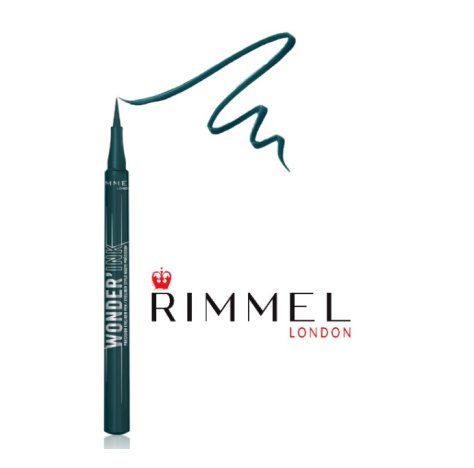 RIMMEL LONDON - WONDER INK , Eyeliner a penna  004 Velvet Ivy