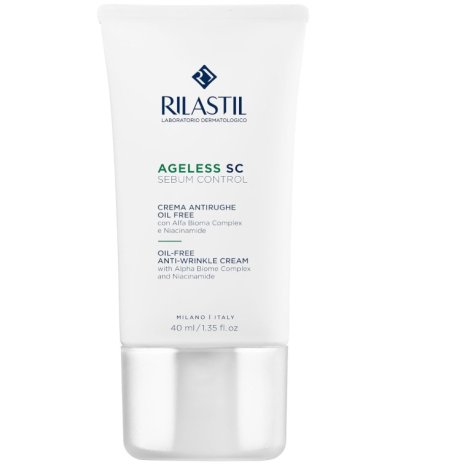 RILASTIL AGELESS SC SEBUM CONTROL - CREMA ANTIRUGHE OIL FREE , levigante e idratante 