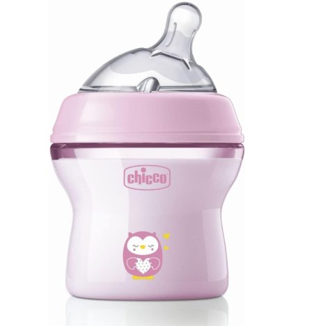 CHICCO NATURAL FEELING - BIBERON ANTICOLICA FLUSSO LENTO 0+ MESI 150 ML , Girl CHICCO NATURAL FEELING - BIBERON ANTICOLICA FLUSSO LENTO 0+ MESI 150 ML , Girl