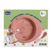 CHICCO SET PRIMA PAPPA 6+ MESI , ROSA 