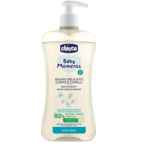 CHICCO BABY MOMENTS - BAGNO DELICATO  CORPO E CAPELLI 0+ MESI , 500 ML