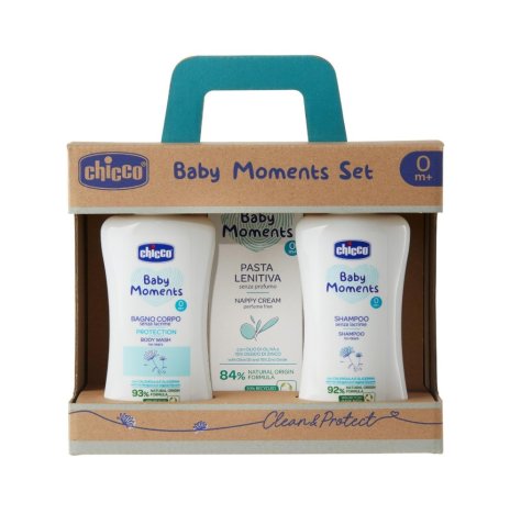 CHICCO SET BABY MOMENTS CLEAN & PROTECT 0+ MESI 