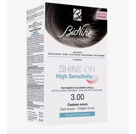 BIONIKE SHINE ONE HIGH SENSITIVITY PLUS - Trattamento Colorante Capelli , 3.00 CASTANO SCURO BIONIKE SHINE ONE HIGH SENSITIVITY PLUS - Trattamento Colorante Capelli , 3.00 CASTANO SCURO