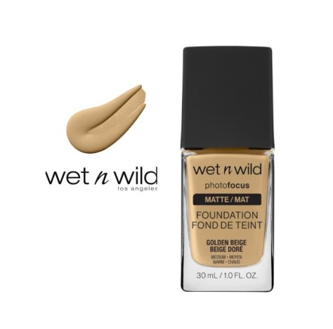 WET-N-WILD , PHOTOCUS FOUNDATION - Fondotinta Matte GOLDEN BEIGE 