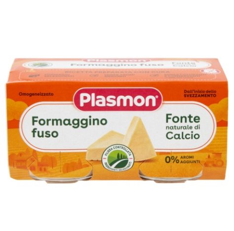 PLASMON - OMOGENIZZATO FORMAGGINO FUSO 6+ MESI ( 2X80 GR )