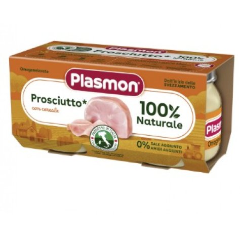 PLASMON - OMOGENIZZATO PROSCIUTTO 6+ MESI 2X80 GR 