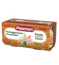 PLASMON - OMOGENIZZATO FORMAGGIO FUSO & PROSCIUTTO 6+MESI 2X80GR 