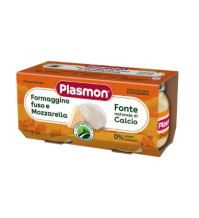 PLASMON - OMOGENIZZATO FORMAGGINO FUSO CON MOZZARELLA 6+ 2X80GR 