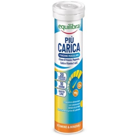 EQUILIBRA Integratore più carica lime 20 compresse effervescenti