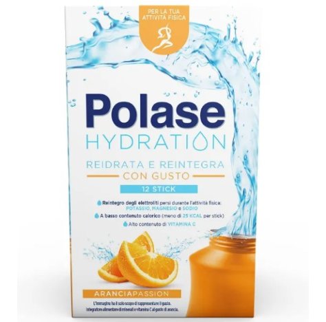 POLASE HYDRATION REIDRATA E REINTREGA - Integratore alimentare 12 Stick 