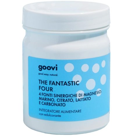 GOOVI THE FANTASTIC FOUR - INTEGRATORE MAGNESIO IN POLVERE 150GR , Agrumi