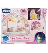 CHICCO - ENJOY COLOURS GYM 3IN1 , Palestrina per bambini 0+mesi ROSA 