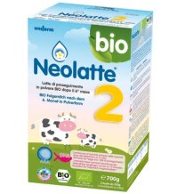 NEOLATTE 2 BIO - LATTE DI PROSEGUIMENTIO  PER LATTANTI IN POLVERE  700 GR , 6+MESI