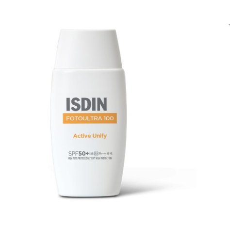 ISDIN FOTOULTRA 100 ACTIVE UNIY - Fotoprotettore viso con azione depigmentante che uniforma l’incarnato