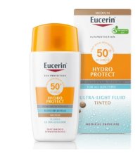EUCERIN HYDRO PROTECT SPF50+ - FLUIDO VISO ULTRA-LEGGERO COLORATO