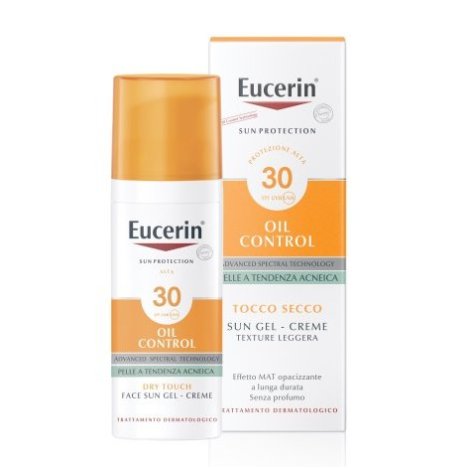EUCERIN OIL CONTROL SPF30+ - PROTEZIONE SOLARE VISO GEL CREMA PELLE TENDENZA ACNEICA 